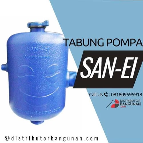 Tabung tangki otomatis pompa air semi jet shimizu wasser dab San Ei