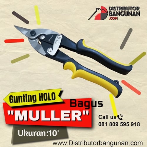 Gunting Besi / gunting Holo Tajam / gunting taman kebun Muller