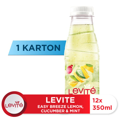Levite Minuman Berasa MONTIMIN:  Lemon, Timun & Mint  350ml