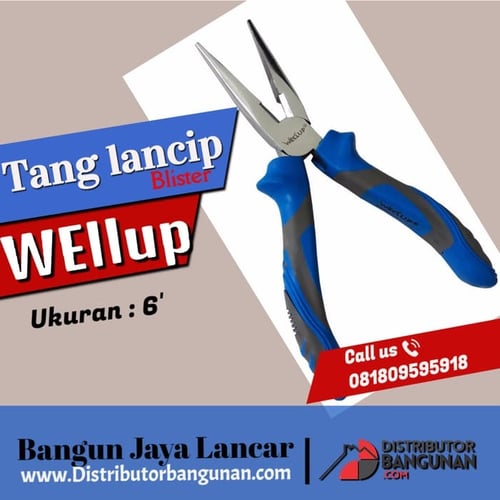 Tang Lancip 6 Blister WELLUP