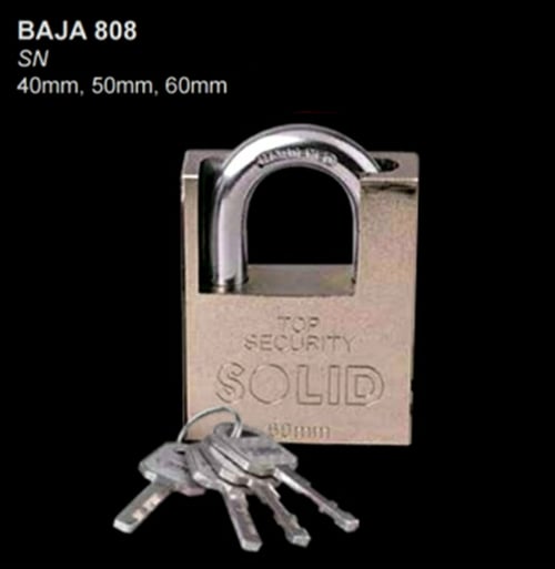 SOLID PADLOCK/ GEMBOK BAJA 808-40MM SN