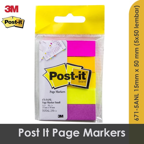 Post It 3M Page Maker Stick Note 2x3 671-5ANL