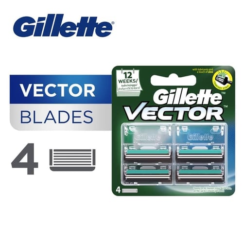GILLETTE Isi Ulang Vector 4pcs