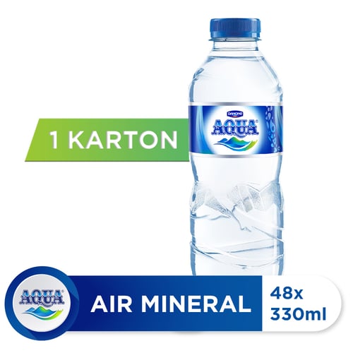 AQUA Air Mineral 330ml isi 24 botol