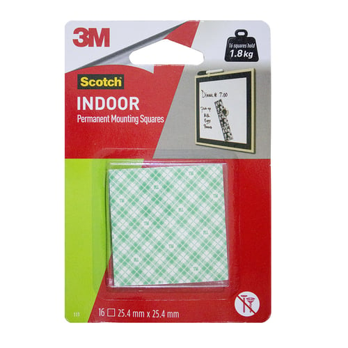 Indoor Permanent Mounting Double Tape 3M 25.4 cm Scotch 111