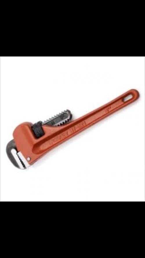 kunci inggris 12" - 297mm Pipe Wrench (Red) Stanley 87-623-S