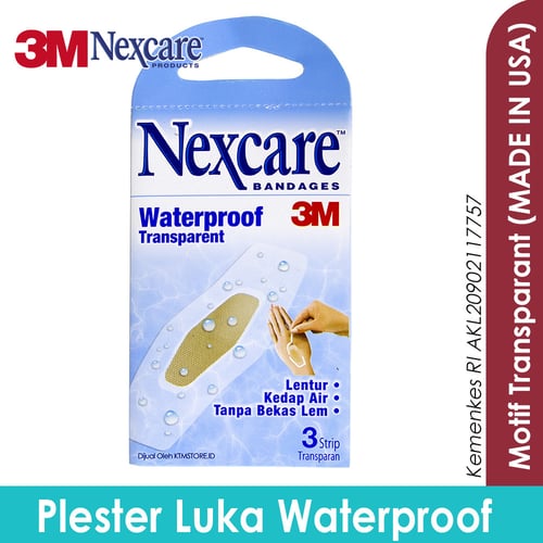 3M Nexcare Bandages Waterproof Plester Luka Waterproof W-30