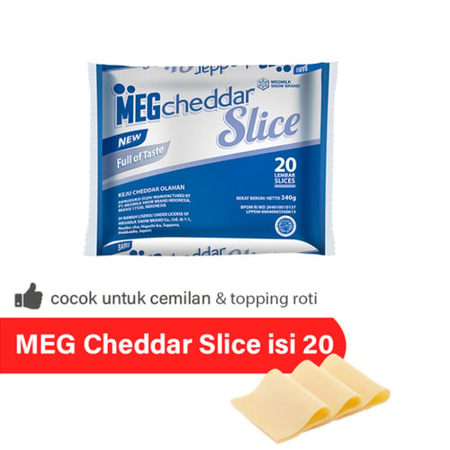 MEG Cheddar Slice 20 Lembar