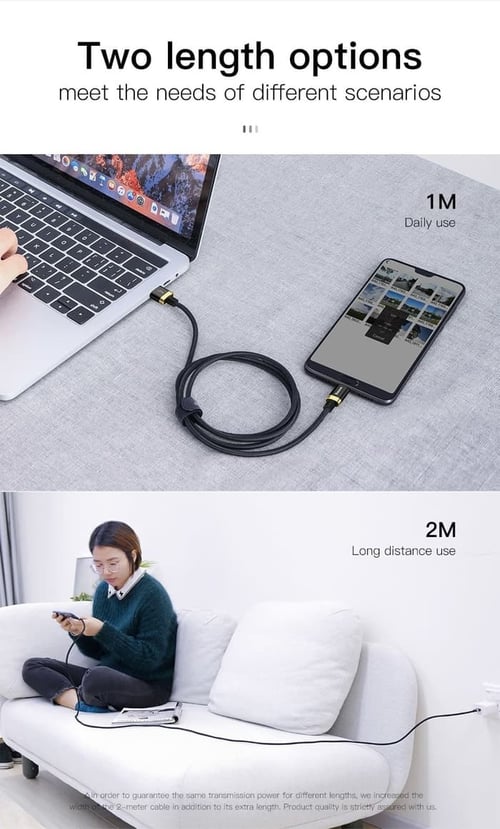 Baseus 5A 40W Flash Quick Charge USB Type C Cable Fast Charging