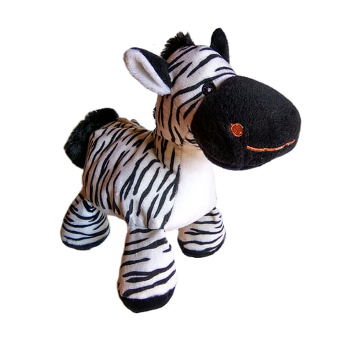 Toylogy Boneka Hewan Kuda Zebra ( Zebra Stuffed Plush Animal Doll For Baby) 12 inch