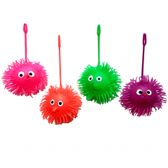Toylogy Mainan Anak Yoyo Ubur-Ubur Lampu ( Pinokio Puffer Ball ) Purple / Green / Pink / Orange