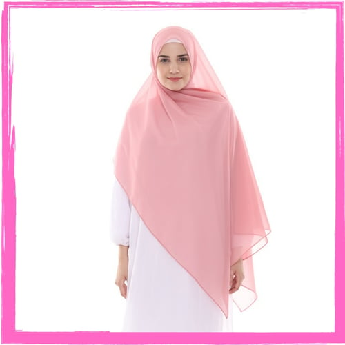 Bellia Hijab - Pasmina Sabyan Cruty PREMIUM - Pink Dusty