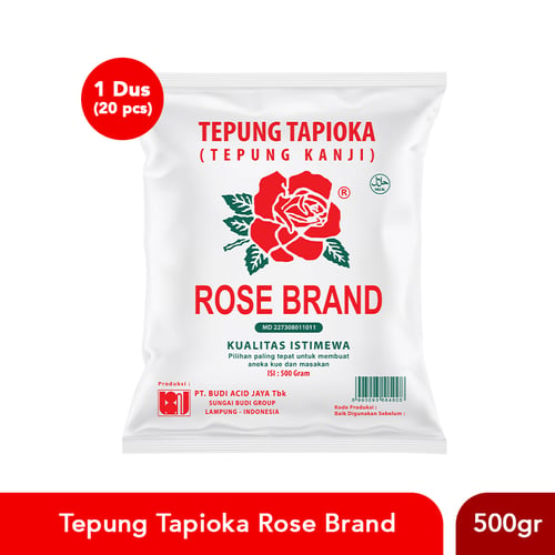 ROSE BRAND Tepung Tapioka 500 gr 1dus