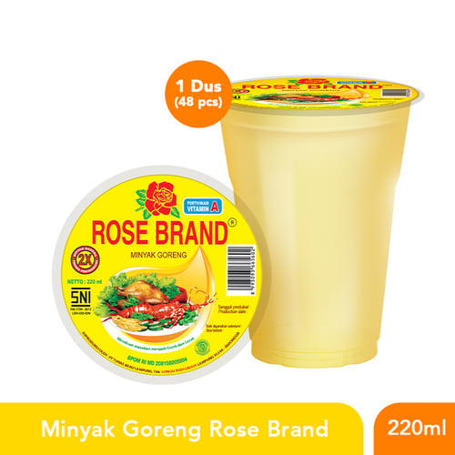 ROSE BRAND Minyak Goreng Cup 220ml 1dus