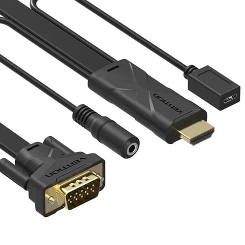 Vention ABC 1.5M Kabel Converter HDMI Male to VGA Male Flat