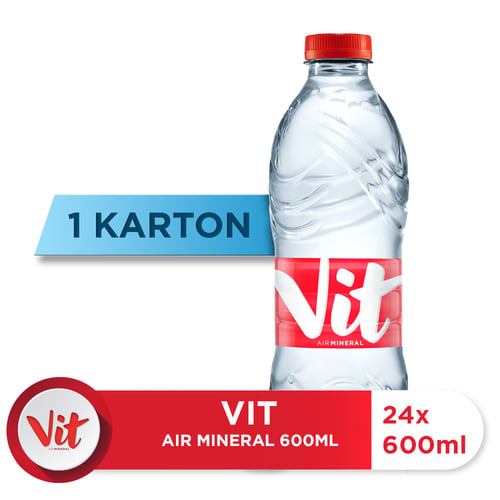 VIT Air Mineral 600ml Box Isi 24 Botol