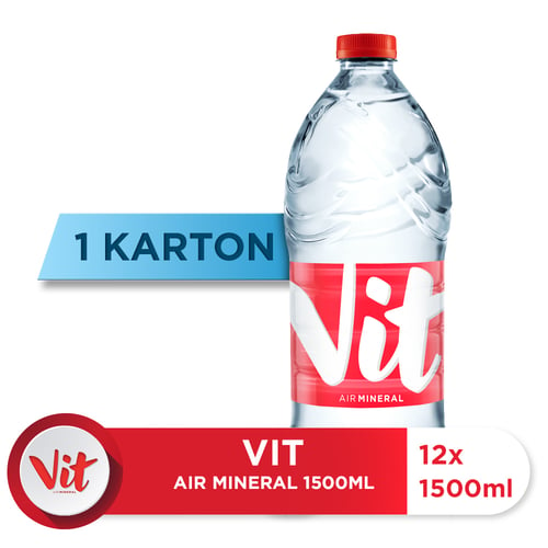 VIT Air Mineral 1500ml Box Isi 12 Botol