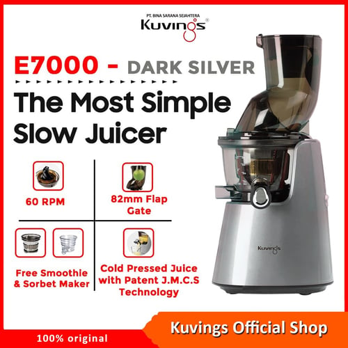 Kuvings E7000 Whole Slow Juicer Dark Silver