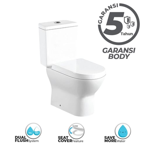 CERAMAX Kloset Duduk Almayda Two Piece Closet