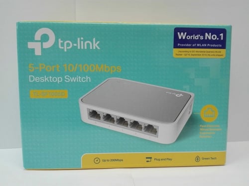 TP-LINK 5-Port Desktop Switch 10 100Mbps TL-SF100SD
