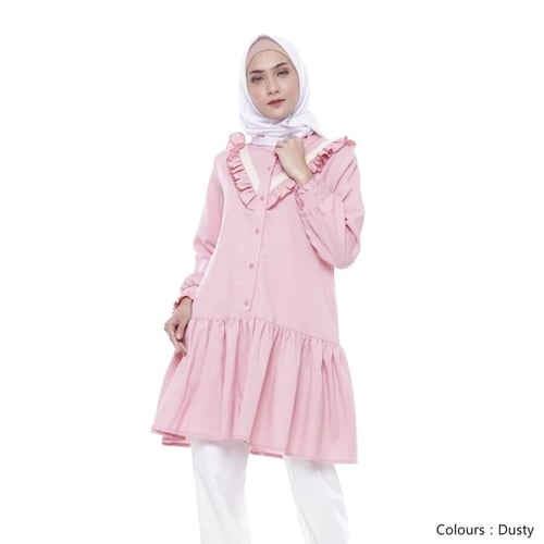 Khanza - Baju Atasan Wanita Original | Malika Tunik | Tunik Muslim Original