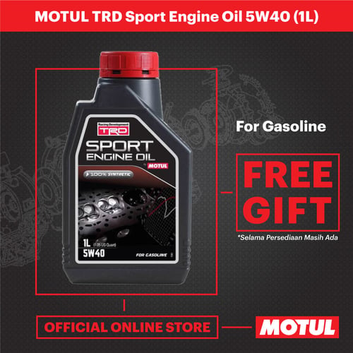 MOTUL TRD Sport Engine Oil 5W40 For Gasoline 1 Liter