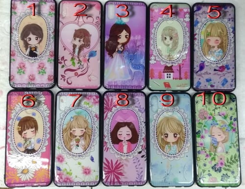 Case Fuze Mirror Girl Oppo Neo 7 / A33, A37, A57, A71, F3, F5, F7, F9, F11, A3s, Realme 2, 2 Pro, C1, Xiaomi Redmi 3S, 4A, 5A, 6A, 4X, 5, 5 Plus, Mi8 Lite/ Mi 8 Lite Note 4X, 7 Pro