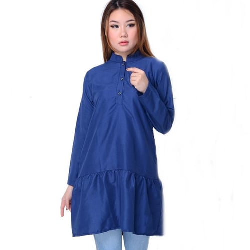 Rimas D-0744 Baju Tunik Wanita - Navy Size L