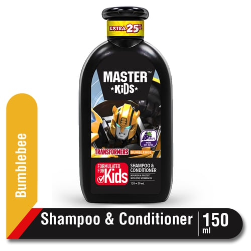 MASTER KIDS Shampoo dan Conditioner Botol 150ml