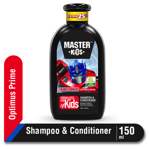 Master Kids Shampoo & Conditioner Transformer Optimus Prime 150 ml