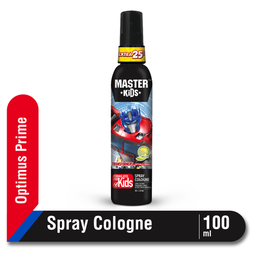Master Kids Spray Cologne Transformer Optimus Prime Botol 100 ml