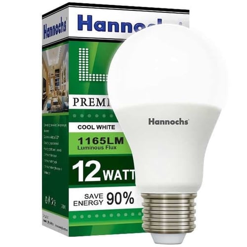 Lampu LED 12W / Hannochs Premier LED Bulb - Putih