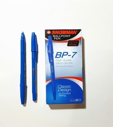SNOWMAN Pen BP-7 Biru 1 Lusin