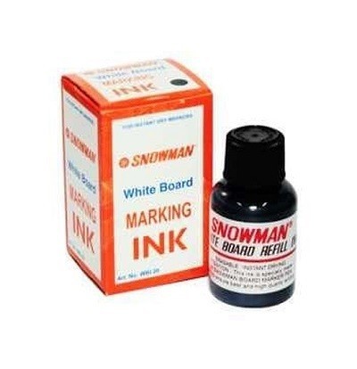 SNOWMAN Whiteboard Ink Hitam 3 Pcs