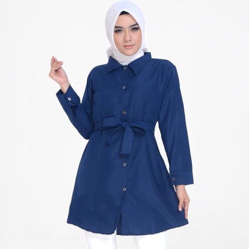 Rimas D-03613 Baju Tunik Wanita - Navy Size L