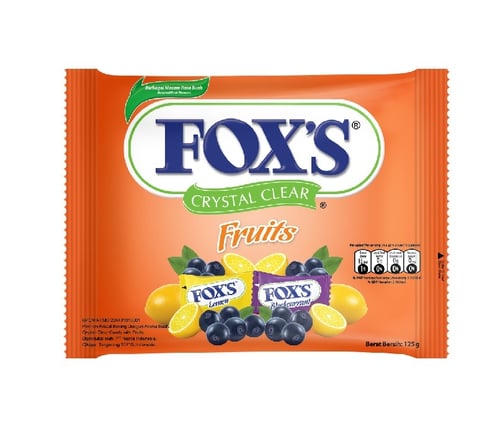 FOX'S Fruits Oval Flowrap 125g
