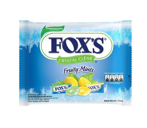 FOX'S Fruity Mints Oval Fwp 125g