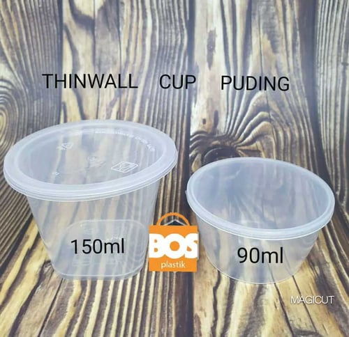 Thinwall Cup 90ml - 25 Pcs