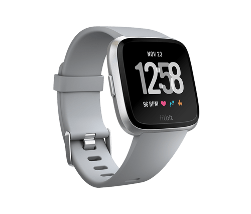 fitbit versa gray silver