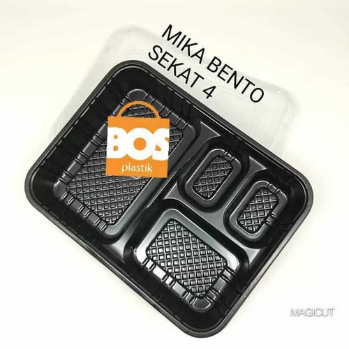 Mika Bento Sekat 4 - 50 Pcs