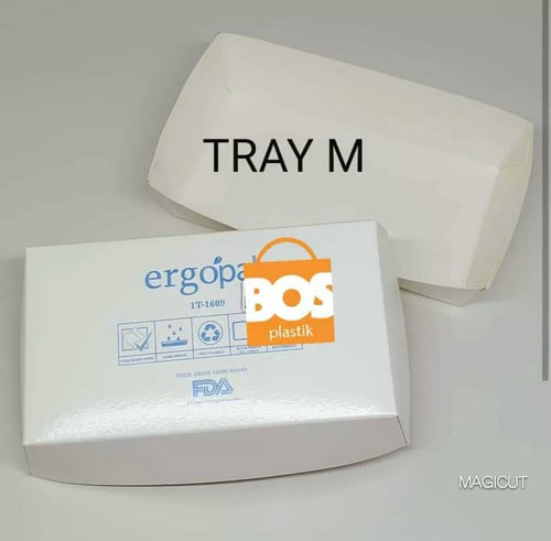 Kotak Makan - Tray M - isi 100 Pcs