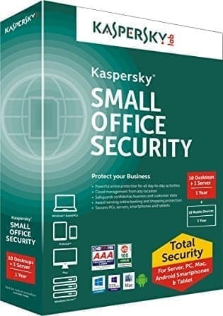 KASPERSKY 2018 Small Office Security 10 Users + 1 File Server