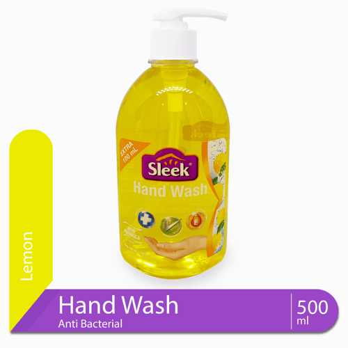 SLEEK Hand Wash Lemon Botol 500 mL