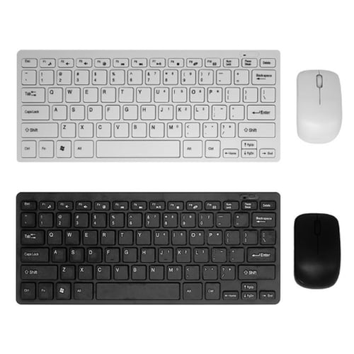 Keyboard Mouse Wireless mini 2.4Ghz Support PC and MAC