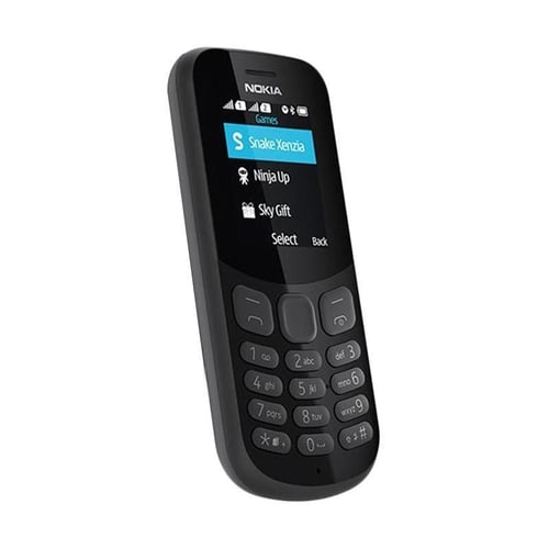 Nokia 130 2017 Handphone - Black Dual SIM