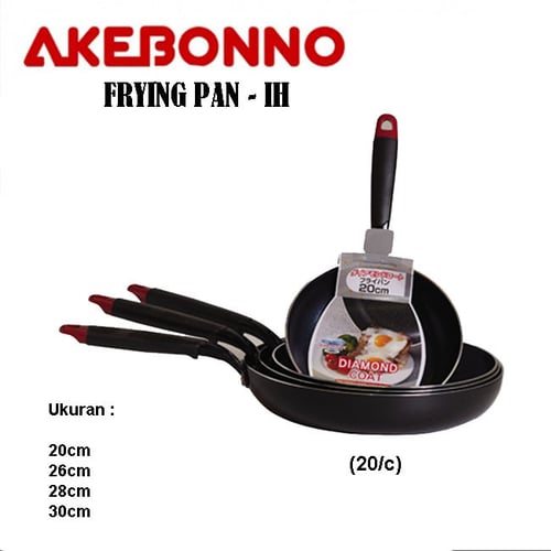 Akebonno Frying Pan 26 cm Diamond Coat IH