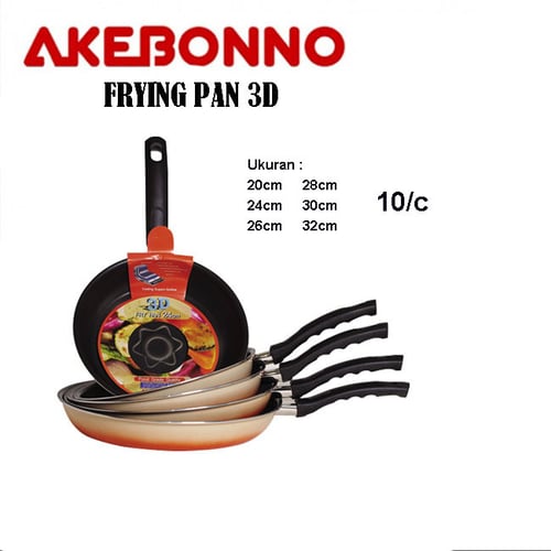 Akebonno Frying Pan 26 cm 3D