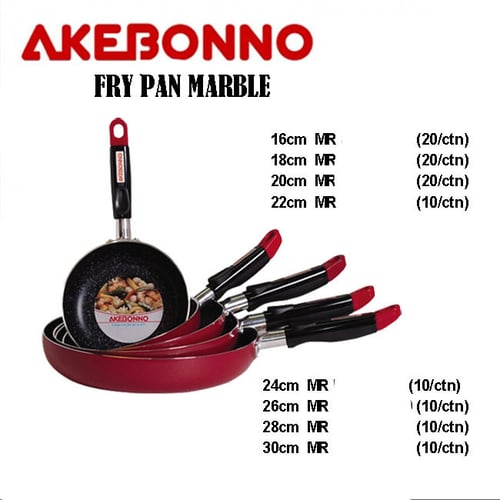 Akebonno Fry Pan Marble 24 cm MR