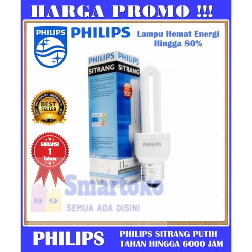 Lampu Philips Sitrang 11 watt