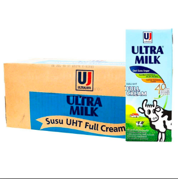 Susu Ultra Milk Putih UHT 250ml 24bh
